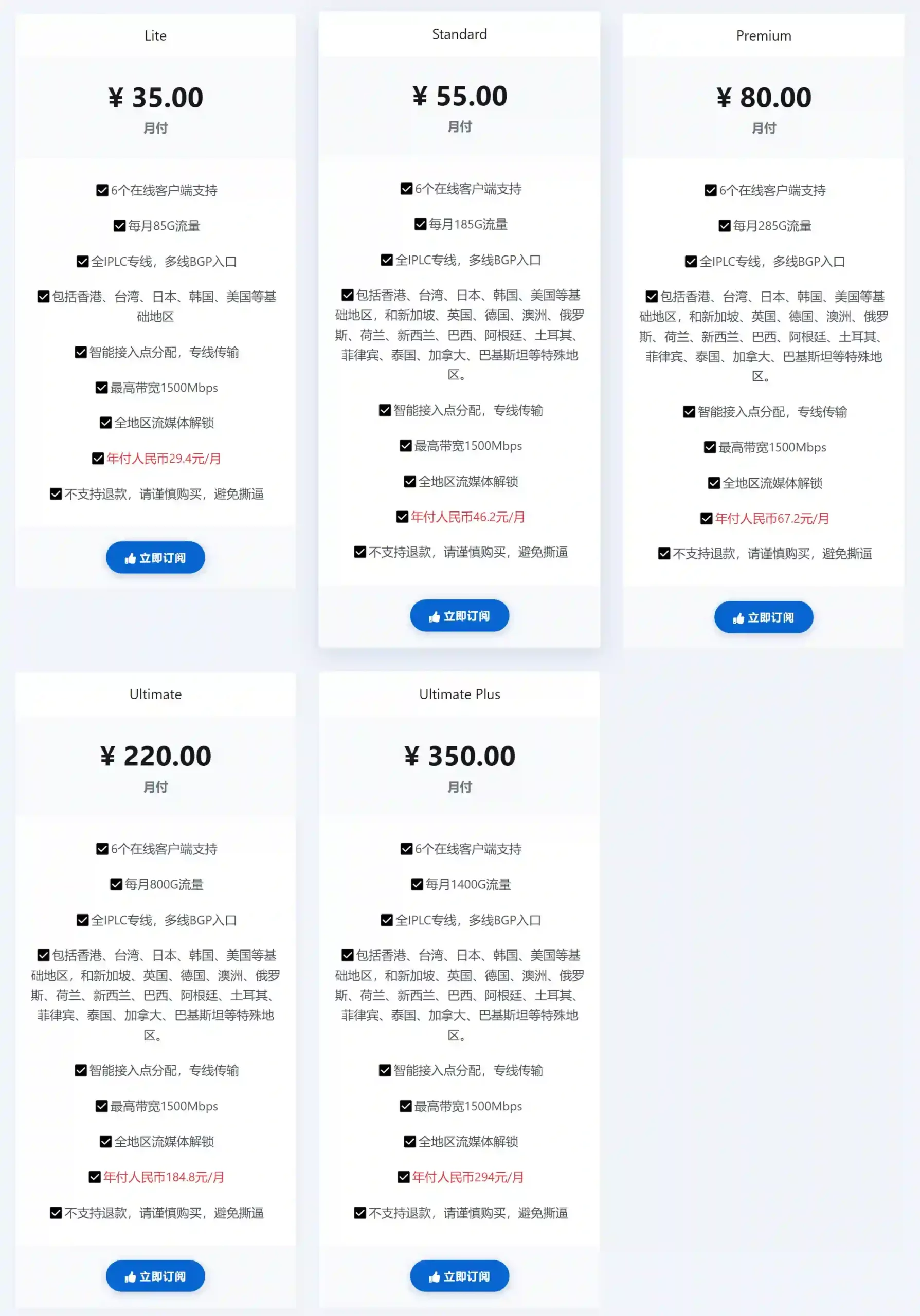 Godetia 机场套餐价格